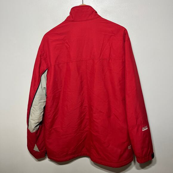 VTG Y2K Abercrombie & Fitch Red Gray Performance Waterproof Full Zip Winter L - Picture 5 of 14